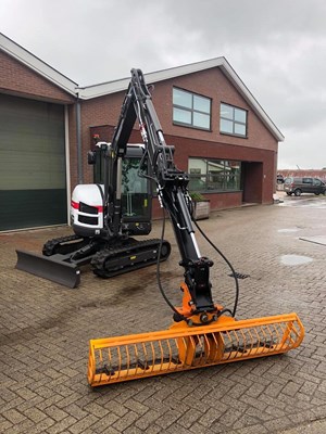 Verlenggiek met maaikorf
